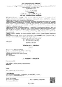 AUTORIZZAZIONI